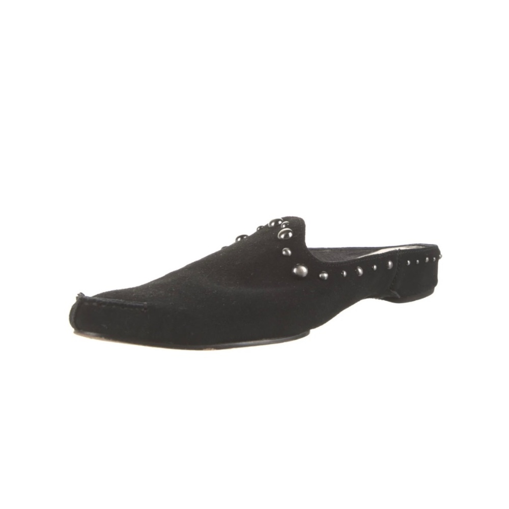 DONALD J PLINER Suede Studded Accents Mules